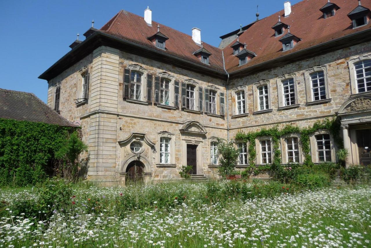 Ferienzimmer im Schloss Burgpreppach Exterior foto